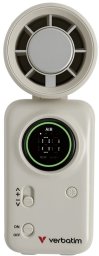Wentylator Verbatim Mini wiatrak Cool `n` Go Ice Touch biało srebrny 32346