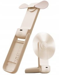 Wentylator Nedis Składany ręczny, beżowy Aecooly Pocket 01 (PF01-BEIGE)