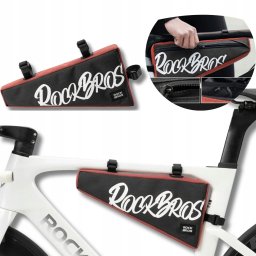 RockBros Torba rowerowa G008 Flash Journey na ramę trójkątna XL 1,9 l - czarno-czerwona (5907769391262)
