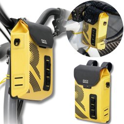 RockBros Torba rowerowa AS-160 na kierownicę wodoodporna 1,3 l - żółta (5907769391415)