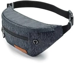 RockBros Saszetka rowerowa H33 biodrowa 1,5 l - szara (5907769391699)