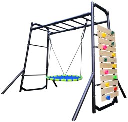 Małpiszon Siłownia ogrodowa MONKEY BAR Nest ścianka bocianie gniazdo CE