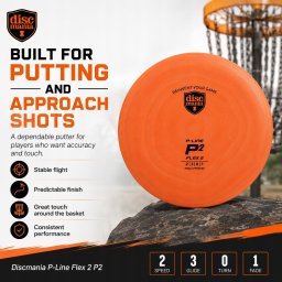 Flex Dysk do disc golfa Putter P-LINE P2 Orange
