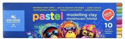 Koh I Noor Plastelina pastelowa 200g 10 kolorów (8593539373346)