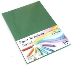 Penword Papier techniczny brystol A4 ciemnozielony 50ark (5902557453535)