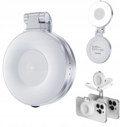 Lampa pierścieniowa Telesin C03 Magnetic Seflie Ring Light - White