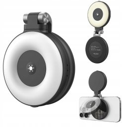 Lampa pierścieniowa Telesin C03 Magnetic Seflie Ring Light--Black