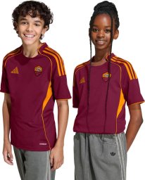 Adidas Koszulka dla dzieci AS Roma 25/26 Home bordowa JX2613 128cm