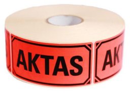 Bnt Office Etykiety ostrzegawcze Aktas (T411102)