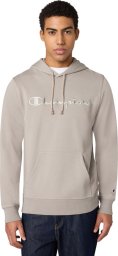 Champion Bluza męska Hooded Sweatshirt beżowa 220782 ES035 S