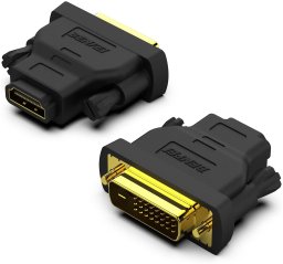 Adapter AV StarTech BENFEI ADAPTER PRZEJŚCIÓWKA DVI DO HDMI DWUKIERUNKOWY 2SZT CZARNY