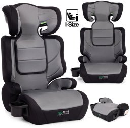 Fotelik samochodowy Ecotoys Dla dzieci 2w1 podkładka i-SIZE wzrost 100-150 cm uchwyt na napoje EDUKAMP (4880)