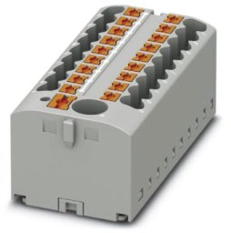 Phoenix Contact 3273374 Blok rozdzielczy PTFIX 6/18X2,5 GY, szare złącze przemysłowe - 18 punktów przyłączeniowych o przekroju 2,5mm2