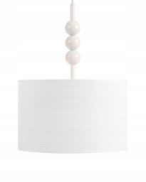 Lampa wisząca Beliani LOKY Metal Biały