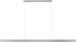 Lampa wisząca Beliani LED BADDANA Metal Srebrny