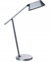 Lampka biurkowa Beliani Lampa biurkowa LED LEONIS Ze ściemniaczem szary
