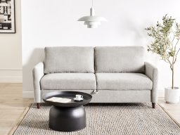 Beliani Sofa dla 3 osób MARE Szary