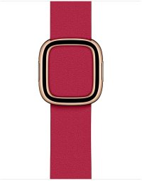 Apple Pasek z klamrą nowoczesną w kolorze maliny do koperty 38mm / 40mm / 41mm / 42mm - rozmiar L