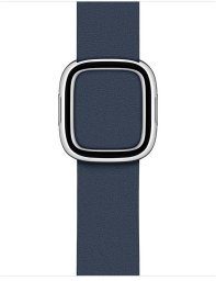 Apple Pasek z klamrą nowoczesną w kolorze błękitu otchłani do koperty 38mm / 40mm / 41mm / 42mm - rozmiar S