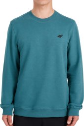 4f Bluza męska M2134 morska zieleń 4FWSS26TSWSM2134 46S 3XL