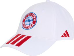 Adidas Czapka z daszkiem dla dzieci FC Bayern Monachium biała KT3396 dzieci