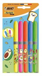 Bic ZAKRESLACZ 5KOL KAWAI NEON GRIP BC B/C (528643)