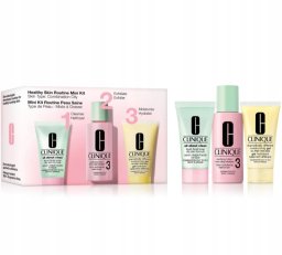 Clinique Set (Clarifying Lotion 3 Twice a Day Exfoliator 60 ML + Clarifying Lotion 3 Twice a Day Exfoliator 60 ML + Dramatically Differen Moisturizing Gel Oil-Free 30 ML)