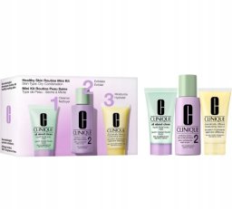 Clinique Set (All About Clean Liquid Facial Soap Mild 30 ML + Clarifying Lotion 2 Twice A Day Exfoliator 60 ML + Dramatically Different Moisturizing Lotion+ 30 ML)