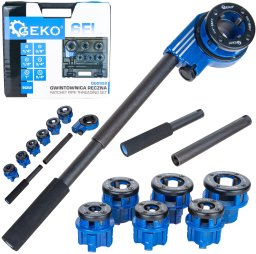 Geko Gwintownica ręczna do rur 6-elementowa 1/4"-5/4" (4) (5903418306281)
