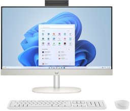 Komputer HP AiO 24-cr0312nw Ryzen 5 7520 16GB DDR5 512GB SSD 23.8" FHD IPS Radeon 610M Biały (9U2J8EA)