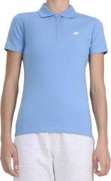 4f Koszulka damska polo F0768 niebieska 4FWMM00TPTSF0768 32S L