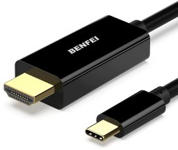Kabel USB Benfei USB-C do HDMI 1,0 M czarny