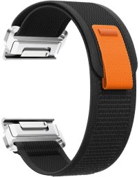 Beline Pasek Wild Path Loop Watch do Garmin tactix 7 - Pro Ballistics Edition/Descent Mk2i/D2 Charlie/Enduro/fenix 3 czarno pomarańczowy