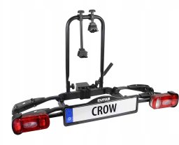 Eufab Bagażnik rowerowy CROW na hak holowniczy 2 rowery max 50kg (11563)