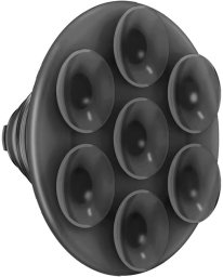 PopSockets PopSockets PopTop Translucent Suck-Up uchwyt i podstawka do telefonu czarny