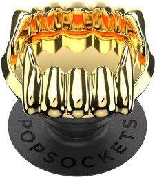 PopSockets PopSocket Say Cheese Adhesive Grip uchwyt i podstawka do telefonu złoty