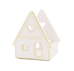 NPC Polska Świecznik tealight domek 10x9x12 biały RITUALI DOMESTICI LALINEADORO