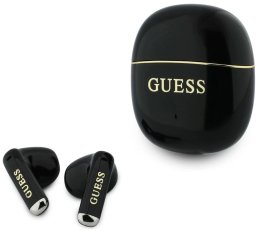 Słuchawki Guess TWS Glossy Gold Line Classic czarny