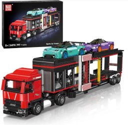 Mould King Sports Car Transporter Truck 24078 | Zestaw klocków | 997 elementów (MK24078)