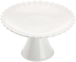 NPC Polska Patera do ciasta 21 cm biała La Porcellana Bianca Romeo