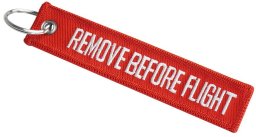 Breloczek Upominkarnia Mil-Tec - Brelok Remove Before Flight - Czerwony -