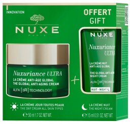 Nuxe Set : Nuxuriance Ultra, Anti-Ageing, Cream, For Face, 50 ml + Nuxuriance Ultra, Anti-Ageing, Night, Cream, For Face, 15 ml For Women