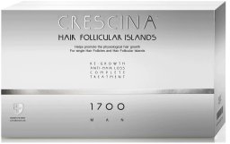 Labo Suisse, Crescina Follicular Islands 1700, For Growth Stimulation, Ampoules Treatment Serum, For Scalp, For Men, 10 +10 pcs For Men