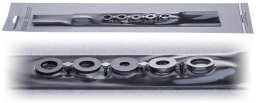 HRC Nóż kosiarki uniwers 45Cm wyrzut boczny blister 1-145