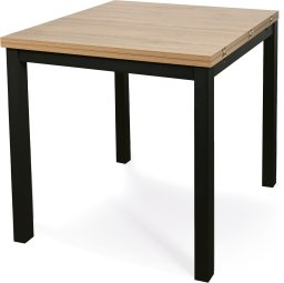 Kontrasto Stół rozkładany Alex 80-160x80 cm dąb do jadalni i salonu