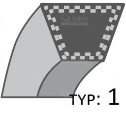 Silbak Pasek Murray Napęd Noży /12.7X2203/ Ro9313