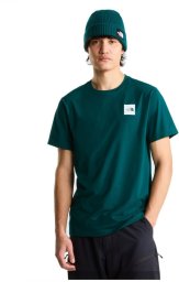 The North Face Koszulka M Evolution Box Half Dome Regular Tee męska : Kolor - Morski, Rozmiar - S