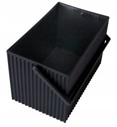 Glasmark Pojemnik do przechowywania średni 25x14 cm czarny Hachiman Omnioffre (NPC_4966511228936)
