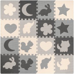 Rebel Mata edukacyjna dla dzieci, puzzle 150 x 150 cm z ramką (RBY-2250-16)