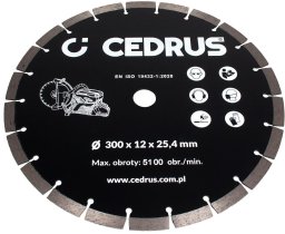 ATLAS Tarcza Diamentowa Cedrus Przecinarka Spalinowa Cedpc300 720156